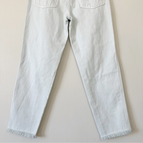 J Brand HYDROSPHERE Heather Destruct High-Rise Slim Straight Leg Jean - Picture 10 of 15